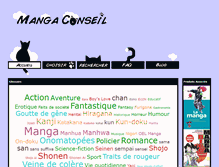 Tablet Screenshot of mangaconseil.com